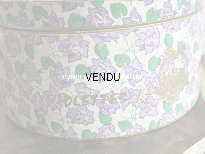 画像8: 【クリスマスセール2019対象外】 アンティーク 菫の砂糖菓子の大きな紙箱 VIOLETTES DE TOULOUSE