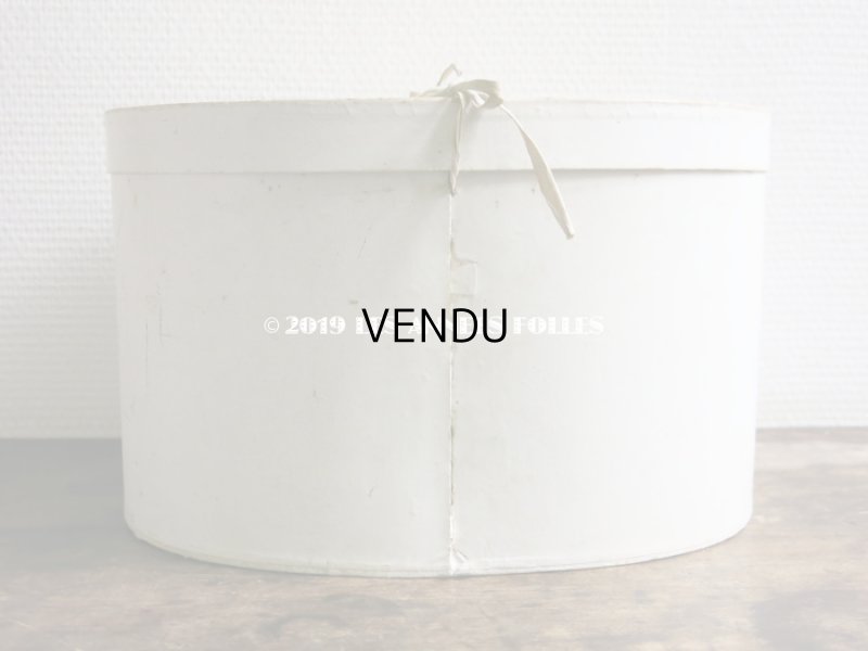 画像6: 【クリスマスセール2019対象外】 アンティーク ハットボックス シルクハット入り - G.BEVIERE TOURS -