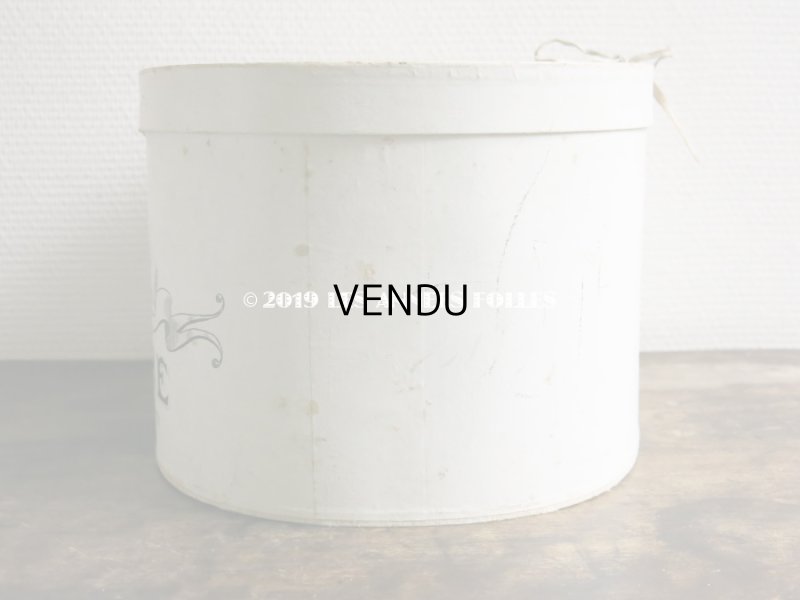 画像7: 【クリスマスセール2019対象外】 アンティーク ハットボックス シルクハット入り - G.BEVIERE TOURS -