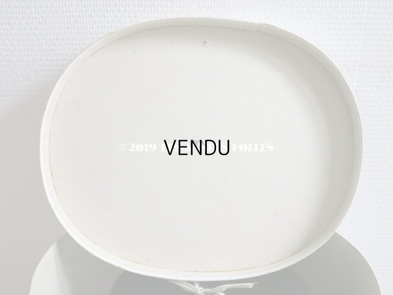 画像9: 【クリスマスセール2019対象外】 アンティーク ハットボックス シルクハット入り - G.BEVIERE TOURS -