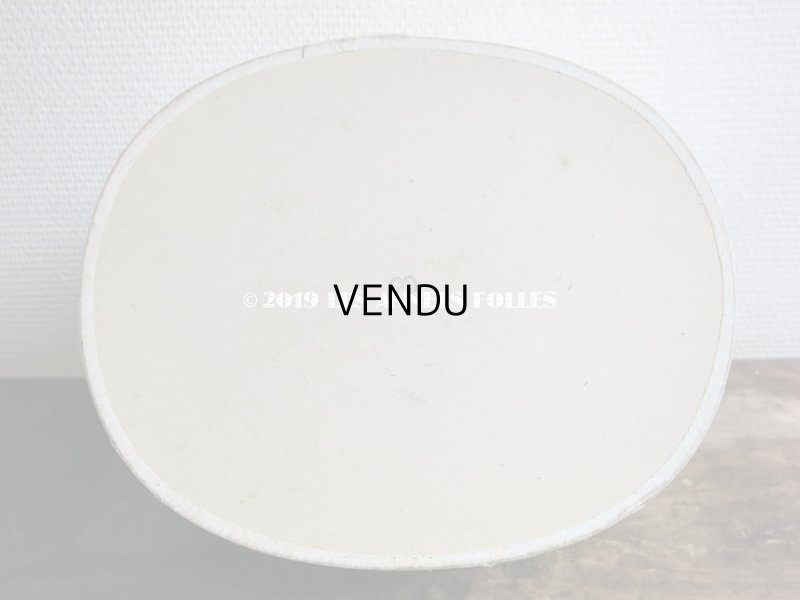 画像4: 【クリスマスセール2019対象外】 アンティーク ハットボックス シルクハット入り - G.BEVIERE TOURS -