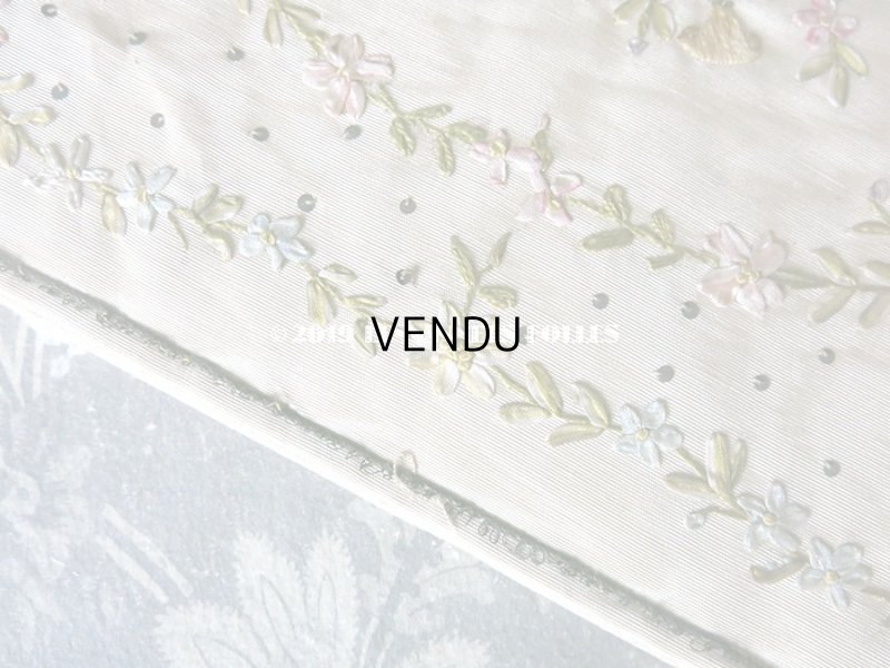 画像10: 【クリスマスセール2019対象外】 アンティーク リボン刺繍のカードホルダー