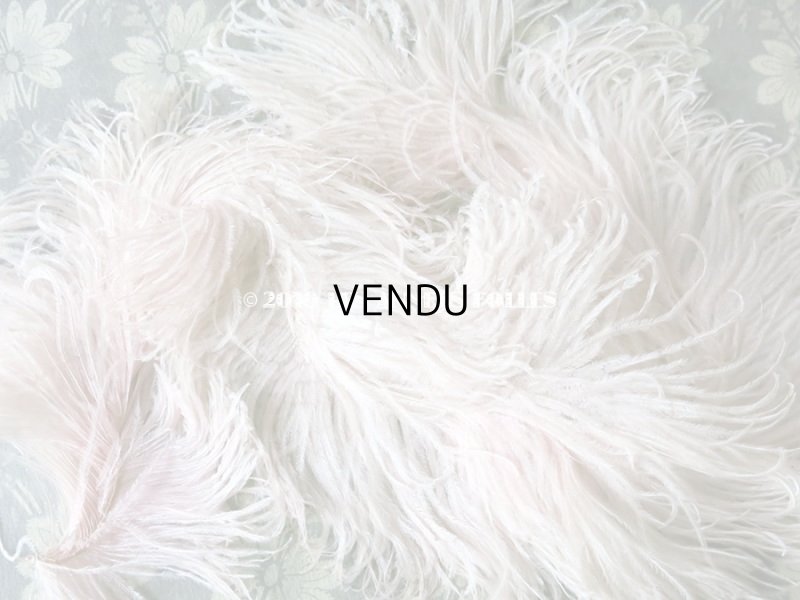 画像3: 【クリスマスセール2019対象外】　19世紀末 アンティーク フェザー パウダーピンク