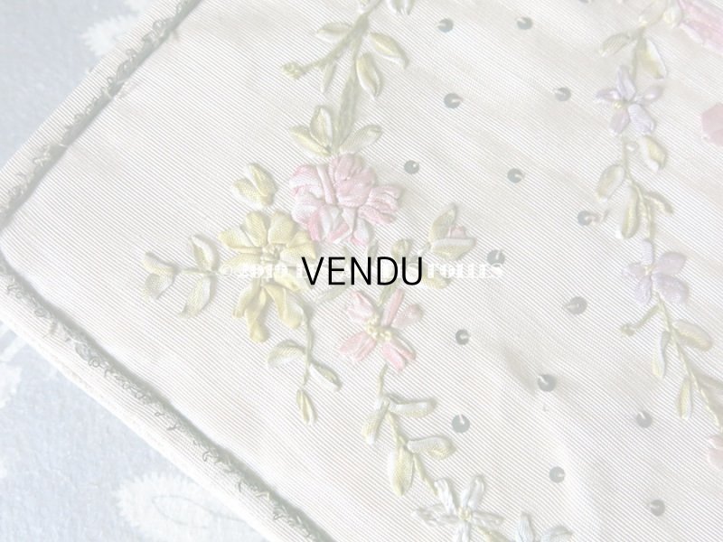 画像9: 【クリスマスセール2019対象外】 アンティーク リボン刺繍のカードホルダー