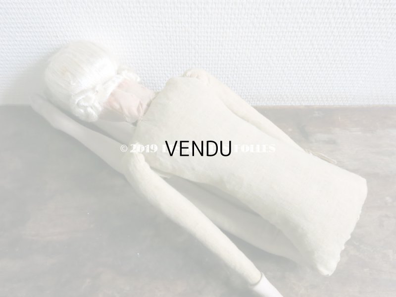 画像8: 1920年代 アンティーク ソファドール 未使用 タグ付 ドレス無し