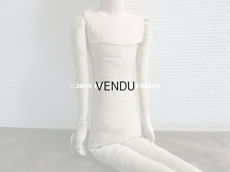 画像5: 1920年代 アンティーク ソファドール 未使用 タグ付 ドレス無し