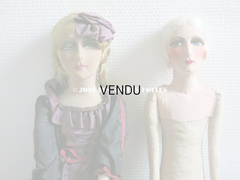 画像12: 1920年代 アンティーク ソファドール 未使用 タグ付 ドレス無し