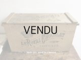 【クリスマスセール2019対象外】 アンティーク チョコレートの運搬用 大きな木箱 LE ROYAL CHOCOLAT - LAVRIL&Cie -