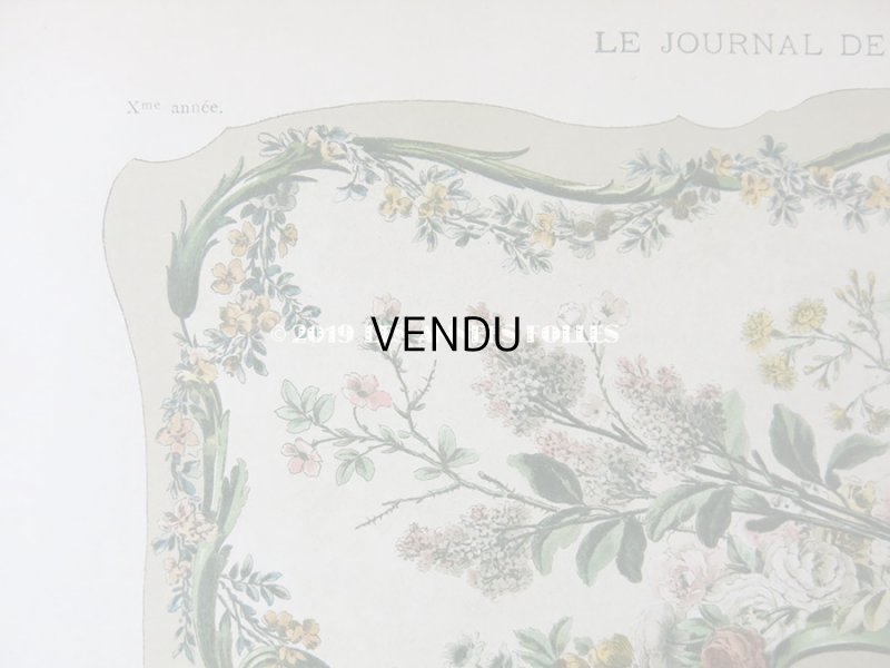 画像4: アンティーク 版画  - LE JOURNAL DE LA DECORATION -