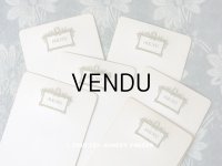 未使用 アンティーク 6枚セット メニューカード  MENU ルイ16世スタイル 