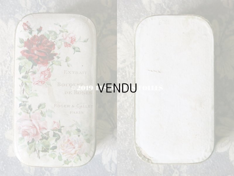 画像4: アンティーク 薔薇のパフュームボックス EXTRAIT BOUQUET DE ROSES - ROGER & GALLET PARIS -