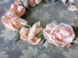 画像3: 19世紀末 アンティーク 淡いピンクの薔薇のヘッドリース ティアラ 