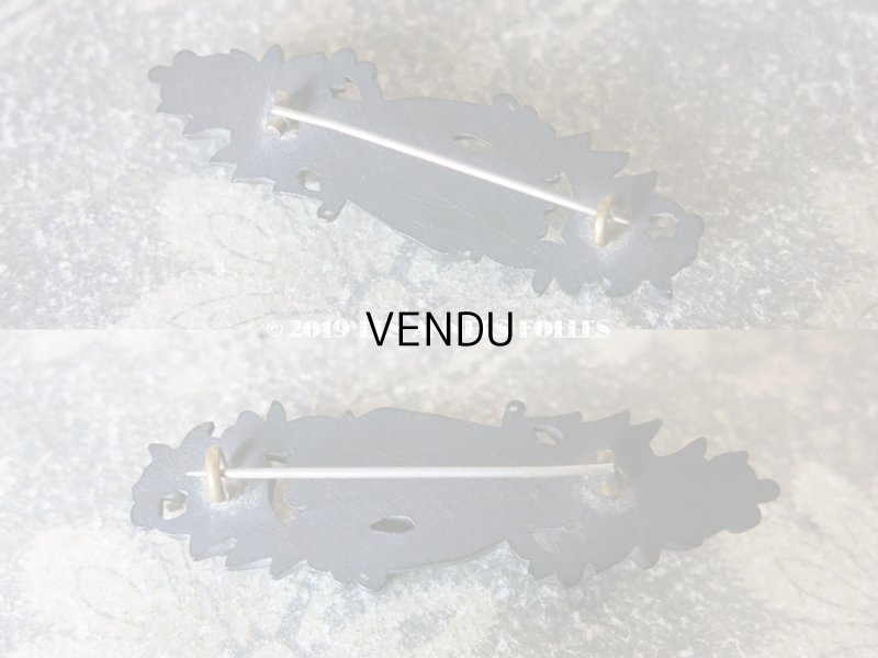 画像6: アンティーク ヴィクトリアン ジュエリー 勿忘草を持つ手のブローチ