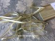 画像1: アンティーク  リボン刺繍 & ロココトリム用 シルク製 リボン 4mm幅 カーキ色 約5m RUBANS TRIANON POUR BRODERIES DE STYLE NUANCE 136 (1)