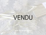 アンティーク  リボン刺繍 & ロココトリム用 シルク製 リボン 4mm幅 カーキ色 約5m RUBANS TRIANON POUR BRODERIES DE STYLE NUANCE 136