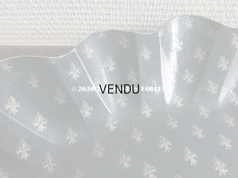 画像5: 19世紀 アンティーク ナポレオン3世時代 百合の紋章 パピエマシェの トレイ コルベイユ