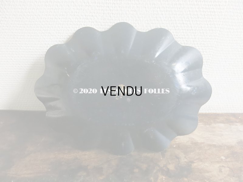 画像3: 19世紀 アンティーク ナポレオン3世時代 百合の紋章 パピエマシェの トレイ コルベイユ