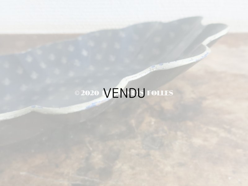 画像6: 19世紀 アンティーク ナポレオン3世時代 百合の紋章 パピエマシェの トレイ コルベイユ