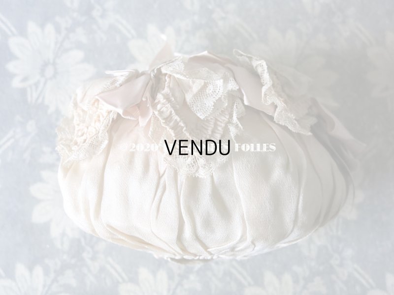 画像10: アンティーク リボンが結ばれた 淡いピンクのオモニエール マリアージュ