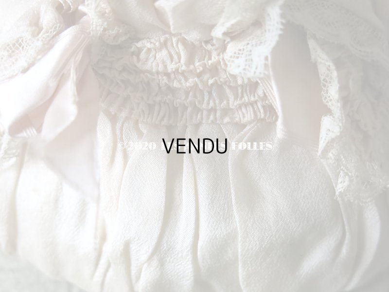 画像9: アンティーク リボンが結ばれた 淡いピンクのオモニエール マリアージュ