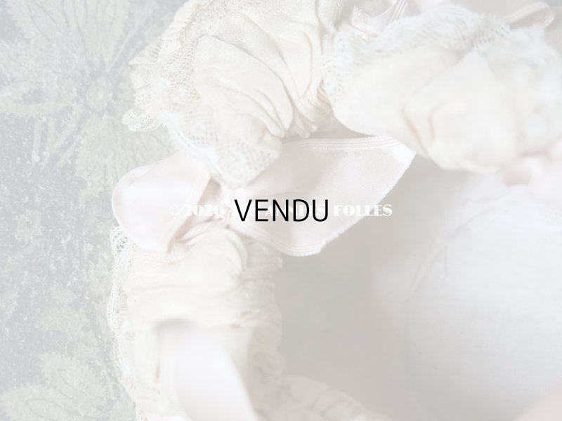 画像12: アンティーク リボンが結ばれた 淡いピンクのオモニエール マリアージュ