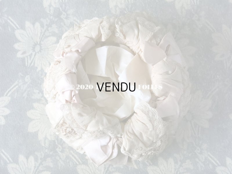 画像3: アンティーク リボンが結ばれた 淡いピンクのオモニエール マリアージュ