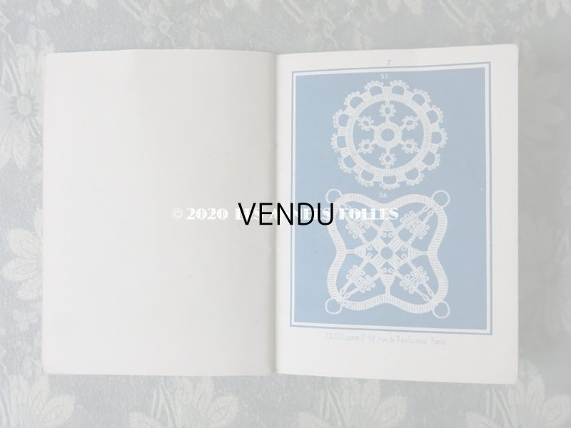 画像8: 1855〜1882年 アンティーク クロシェレースの図案帳 ALBUM POUR OUVRAGES AU CROCHET N81 - MAISON SAJOU - (35)