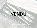 アンティーク シルバー製 レタリングセット 鈴蘭 ペン軸 & レターオープナー & シーリングスタンプ & ペーパーナイフ