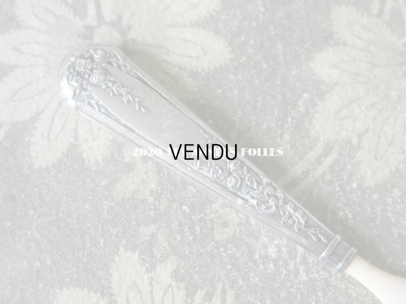 画像5: 1900年代 アンティーク シルバー製 薔薇＆リボンのガーランド ペーパーナイフ