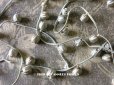 画像1: 1900年代 アンティーク シルク製 ポンポン付 トリム パウダーブルー (1)