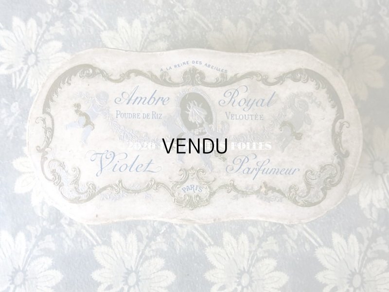 画像3: アンティーク ソープーボックス 嬢王蜂と天使 & 薔薇のガーランド AMBRE ROYAL - VIOLET PARIS -