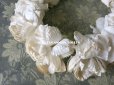 画像5: 19世紀末 アンティーク 薔薇の布花のヘッドリース ティアラ