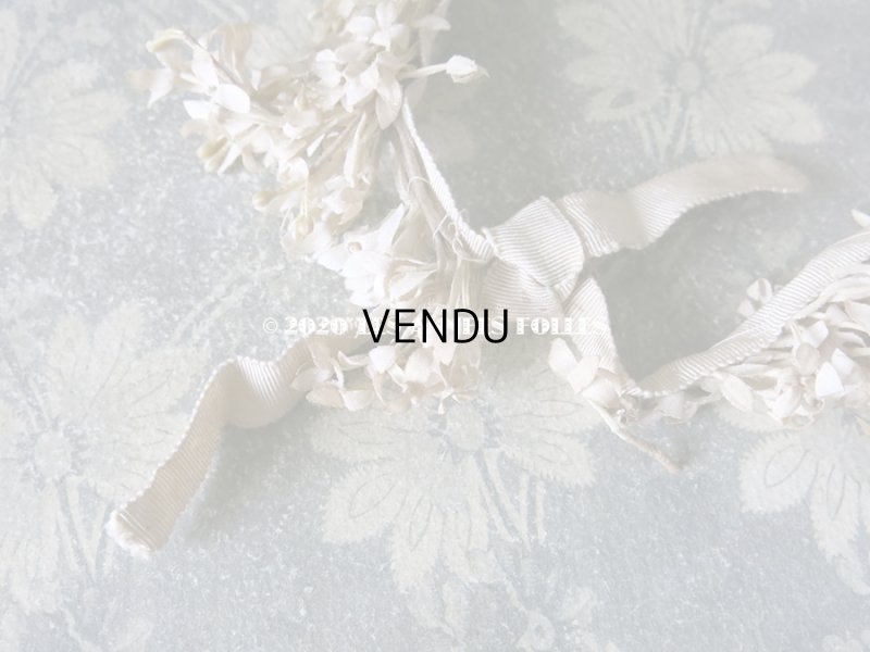 画像7: アンティーク ホワイトライラックの花冠 ヘッドリース　ウェディング 結婚式 ティアラ