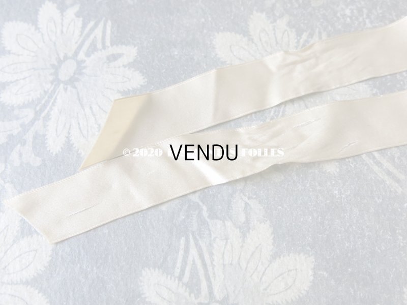 画像10: アンティーク シルクシフォンのフリル ハンキーケース　ポシェット レモン色