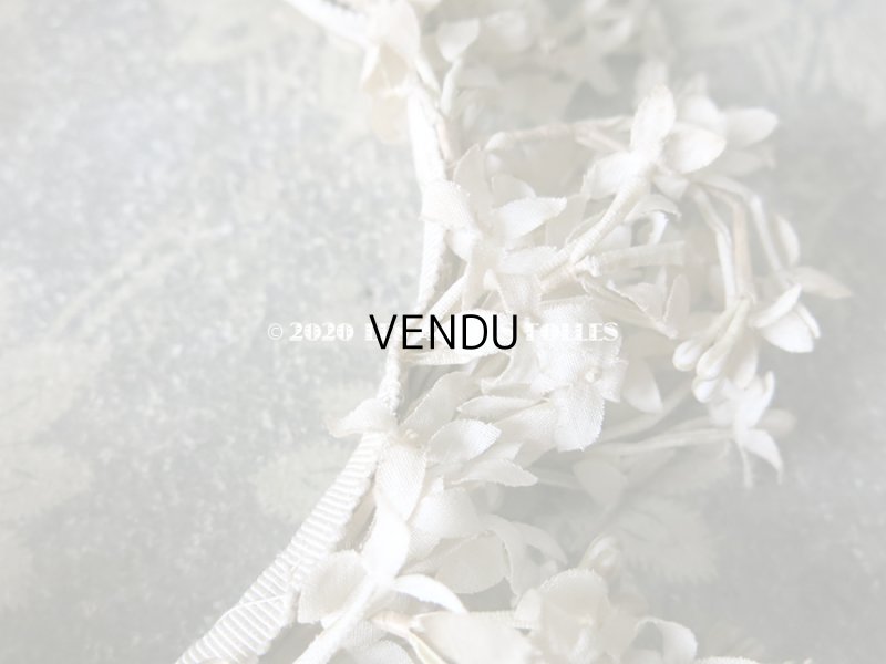 画像5: アンティーク ホワイトライラックの花冠 ヘッドリース　ウェディング 結婚式 ティアラ