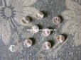 画像10: アンティーク ドール用 シルク製 くるみボタン 極小 7mm 9〜12ピースのセット オフホワイト