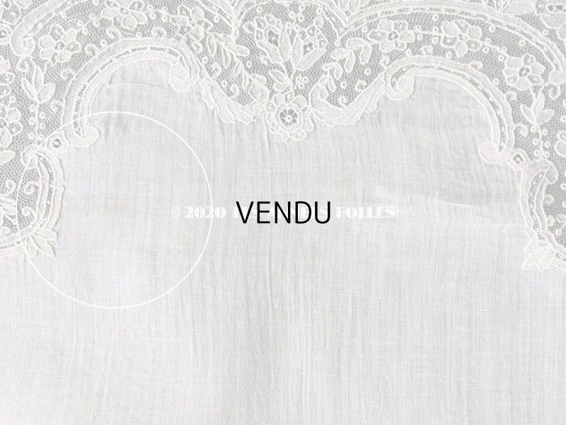 画像10: アンティーク ポワンドガーズ 結婚式のハンカチ 『ポワン・ド・ガーズ』