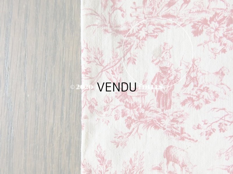 画像12: アンティーク 小さな絵柄 トワル・ド・ジュイ　コットン製ファブリック　