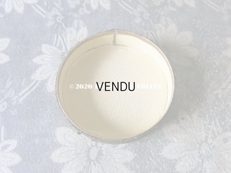 画像8: アンティーク　シルク製ロココモチーフ付 パウダーボックス 