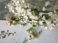 画像7: アンティーク 白い花＆ワックスフラワーの花冠 ヘッドリース ウェディング 結婚式 ティアラ