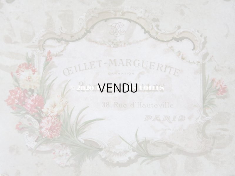 画像4: アンティーク パフュームボックス OEILLET-MARGUERITE - ROGER & GALLET PARIS -