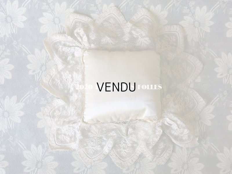 画像8: 1900年代 アンティーク リボンが結ばれた ピンクッション