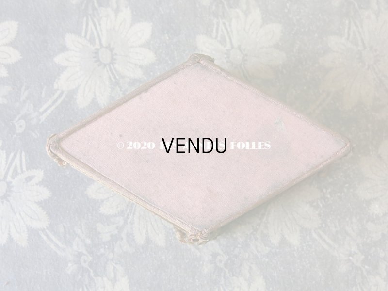 画像4: アンティーク リボンワークのジュエリーボックス スモーキーピンクオレンジ