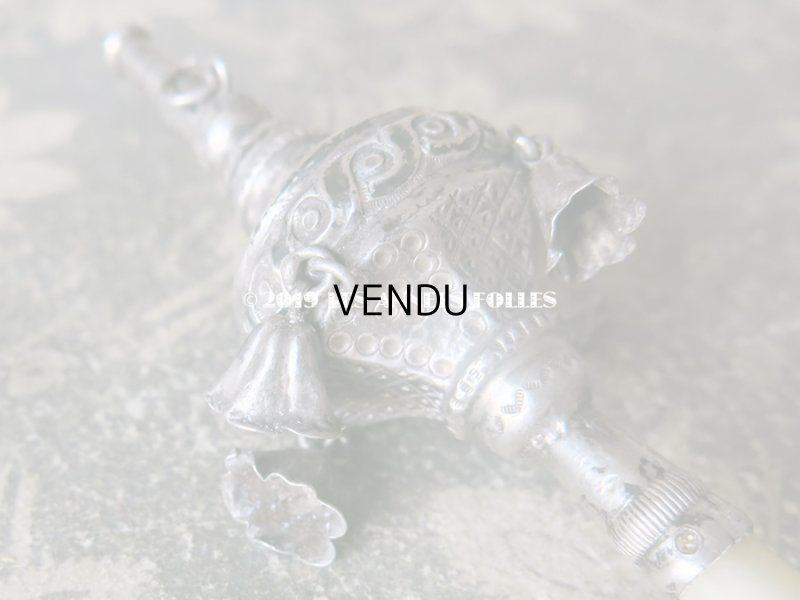 画像12: 19世紀 ナポレオン3世時代 アンティーク ラトル シルバー製 