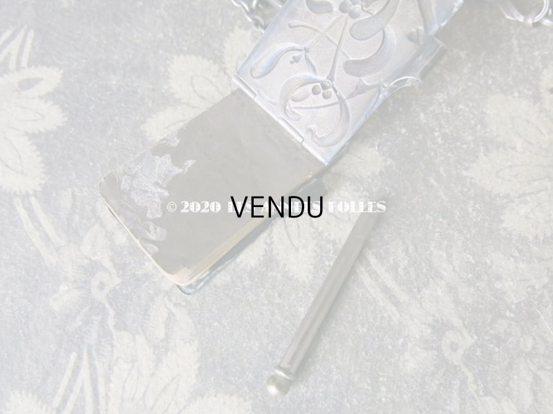 画像11: 1900年代 アンティーク シルバー製 シャトレーヌ ヤドリギ