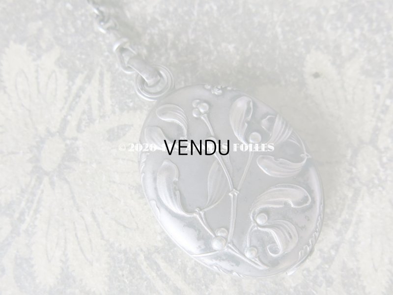 画像13: 1900年代 アンティーク シルバー製 シャトレーヌ ヤドリギ