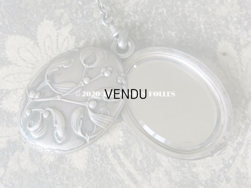 画像15: 1900年代 アンティーク シルバー製 シャトレーヌ ヤドリギ