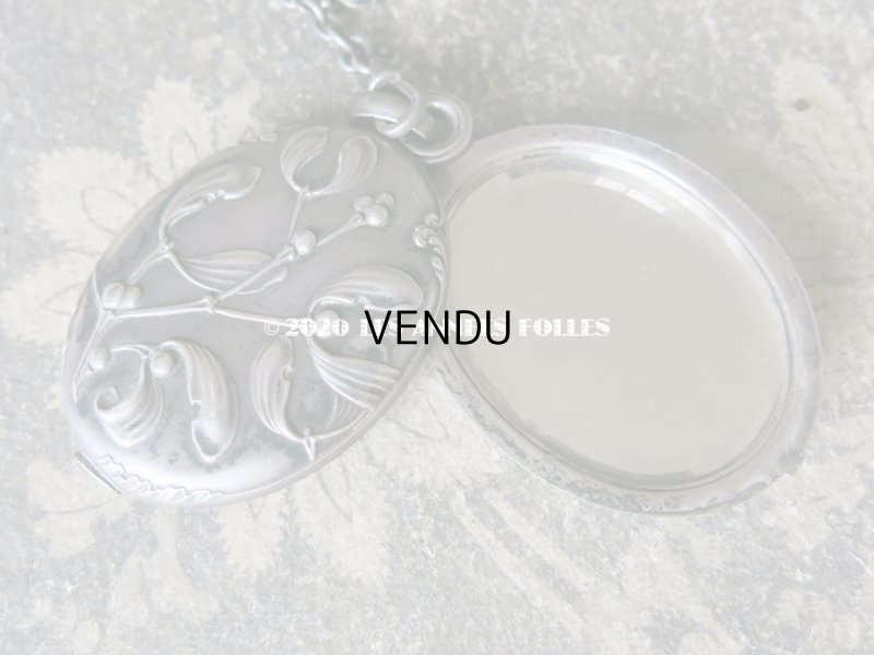 画像16: 1900年代 アンティーク シルバー製 シャトレーヌ ヤドリギ