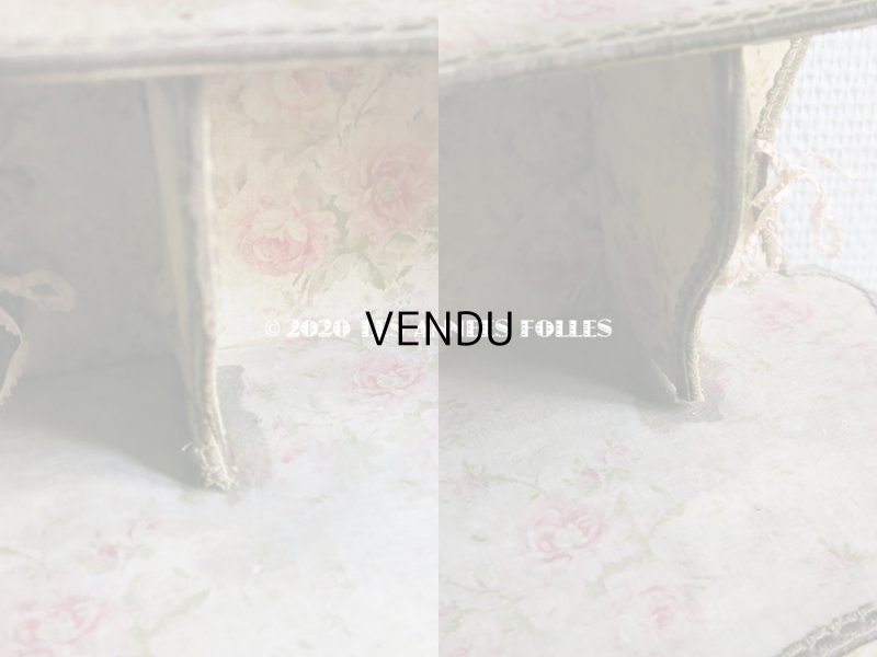 画像7: 【セール対象外】1900年代 アンティーク カルトナージュチェスト  薔薇模様