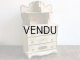 【セール対象外】1900年代 アンティーク カルトナージュチェスト  薔薇模様